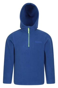 Mountain Warehouse Camber Kids Microfleece Hoodie 38 Mountain Warehouse Camber Kids Microfleece Hoodie -Kids Fashion Clothing Store 021489 nav camber kids hoodie kid ss21 1