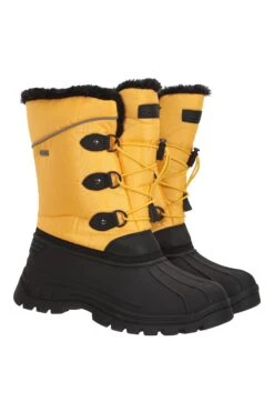 Mountain Warehouse Whistler Kids Adaptive Snow Boots 35 Mountain Warehouse Whistler Kids Adaptive Snow Boots -Kids Fashion Clothing Store 021970 mus whistler kids fleece lined snow boot ftw aw21 01