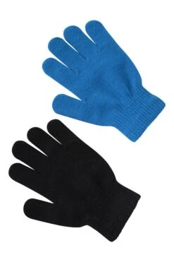 Mountain Warehouse Magic Grippi Kids Gloves - 2 Pack -Kids Fashion Clothing Store 022067 bla magic grippi kids glove 2pk kid aw19 4