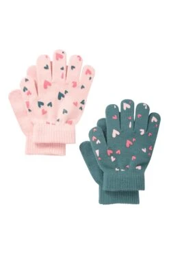 Mountain Warehouse Magic Grippi Kids Gloves - 2 Pack -Kids Fashion Clothing Store 022067 ppi magic grippi kids glove 2pk acc aw21 01