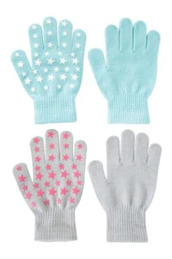 Mountain Warehouse Magic Grippi Kids Gloves - 2 Pack -Kids Fashion Clothing Store 022067 tea magic grippi kids glove 2pk kid aw19 2