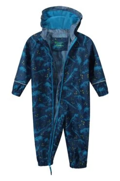 Mountain Warehouse Puddle Kids Printed Waterproof Rain Suit -Kids Fashion Clothing Store 022661 blu puddle printed rain suit kid ss20 7
