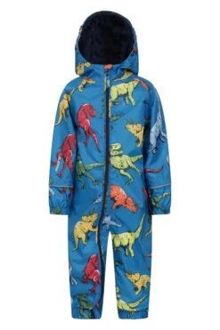 Mountain Warehouse Puddle Kids Printed Waterproof Rain Suit -Kids Fashion Clothing Store 022661 din puddle printed rain suit kid ss22 01