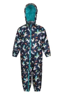 Mountain Warehouse Puddle Kids Printed Waterproof Rain Suit -Kids Fashion Clothing Store 022661 ind puddle printed rain suit kid ss20 1