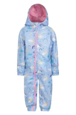 Mountain Warehouse Puddle Kids Printed Waterproof Rain Suit -Kids Fashion Clothing Store 022661 lil puddle printed rain suit kid ss22 01