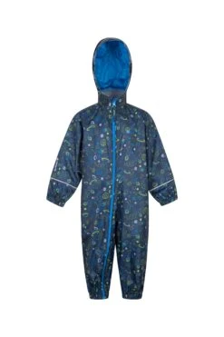 Mountain Warehouse Puddle Kids Printed Waterproof Rain Suit -Kids Fashion Clothing Store 022661 lim puddle printed rain suit kid ss18 1