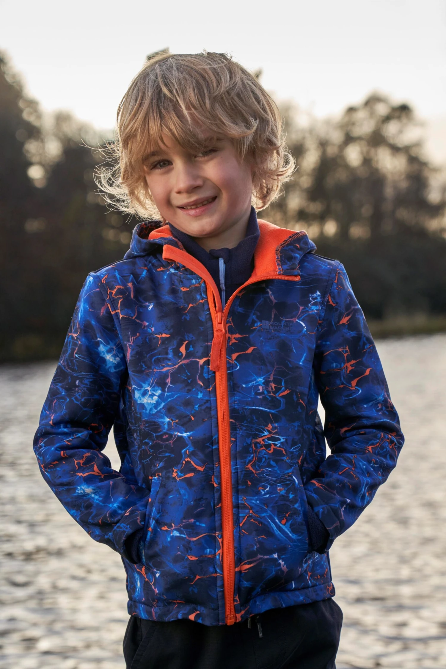Mountain Warehouse Exodus Kids Printed Water Resistant Softshell 3 Mountain Warehouse Exodus Kids Printed Water Resistant Softshell