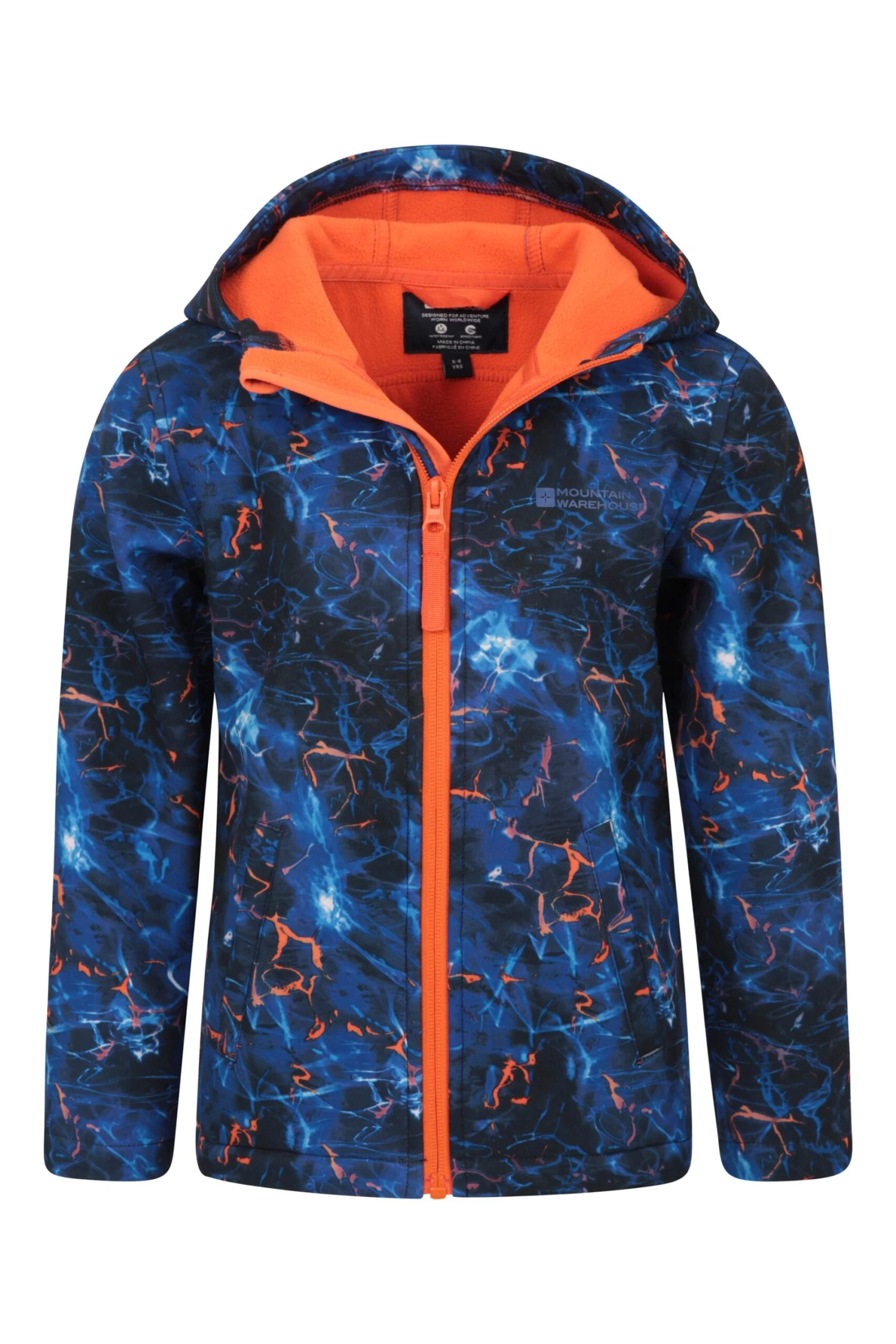 Mountain Warehouse Exodus Kids Printed Water Resistant Softshell 8 Mountain Warehouse Exodus Kids Printed Water Resistant Softshell - Image 6