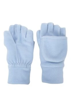 Mountain Warehouse Fingerless Fleece Kids Mitten -Kids Fashion Clothing Store 023221 blu fingerless fleece kids mitten acc aw21 01