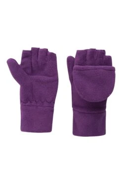 Mountain Warehouse Fingerless Fleece Kids Mitten -Kids Fashion Clothing Store 023221 pur fingerless fleece kids mitten aw16 1