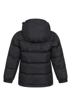 Mountain Warehouse Snow Kids Water-Resistant Padded Jacket -Kids Fashion Clothing Store 024390 bla snow kids water resistant padded jacket kid aw22 03