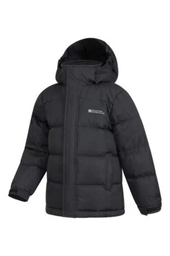 Mountain Warehouse Snow Kids Water-Resistant Padded Jacket -Kids Fashion Clothing Store 024390 bla snow kids water resistant padded jacket kid aw22 04