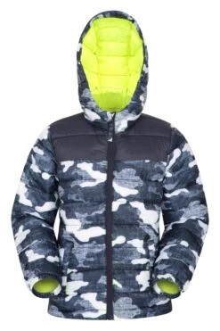 Mountain Warehouse Seasons Printed Kids Water Resistant Padded Jacket -Kids Fashion Clothing Store 025352 cam printed seasons kids padded jacket kid aw20 1
