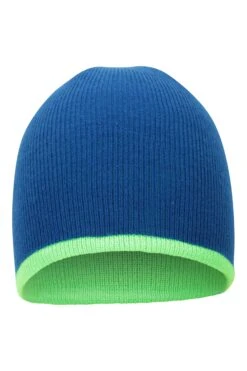 Mountain Warehouse Chamonix II Reversible Kids Beanie -Kids Fashion Clothing Store 025587 blu chamonix 2 kids beanie kid aw19 1
