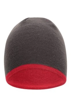 Mountain Warehouse Chamonix II Reversible Kids Beanie -Kids Fashion Clothing Store 025587 dgr chamonix 2 kids beanie kid aw19 04