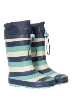 Mountain Warehouse Kids Sunny Rubber Wellies -Kids Fashion Clothing Store 026168 dbl sunny kids rubber welly ftw ss23 01