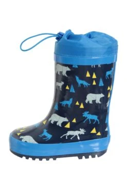 Mountain Warehouse Pattern Winter Toddler Wellies -Kids Fashion Clothing Store 028169 blu pattern winter junior welly kid aw19 3