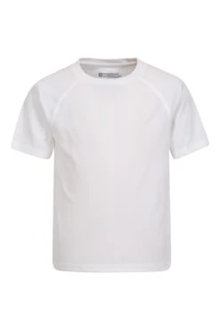 Mountain Warehouse Endurance Kids T-Shirt -Kids Fashion Clothing Store 030769 whi track kids ss tee kid aw21 01