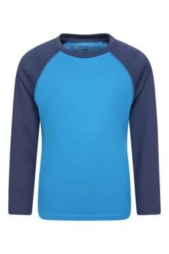 Mountain Warehouse Endurance Kids Long Sleeved Top 14 Mountain Warehouse Endurance Kids Long Sleeved Top -Kids Fashion Clothing Store 031094 blu track kids long sleeved top kid ss22 01