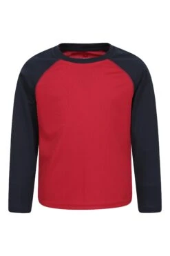 Mountain Warehouse Endurance Kids Long Sleeved Top 17 Mountain Warehouse Endurance Kids Long Sleeved Top -Kids Fashion Clothing Store 031094 red track kids long sleeved top kid aw21 01