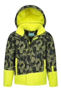 Mountain Warehouse Whistler Printed Kids Ski Jacket -Kids Fashion Clothing Store 031322 grn whistler printed kids ski jacket kid aw19 06