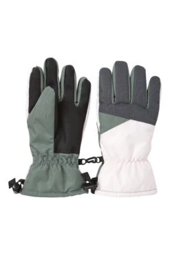 Mountain Warehouse Kids Waterproof Ski Gloves -Kids Fashion Clothing Store 031894 kha kids waterproof ski glove acc aw21 01