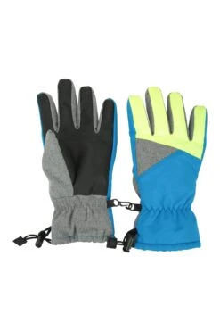 Mountain Warehouse Kids Waterproof Ski Gloves -Kids Fashion Clothing Store 031894 yel kids waterproof ski glove kid aw20 1