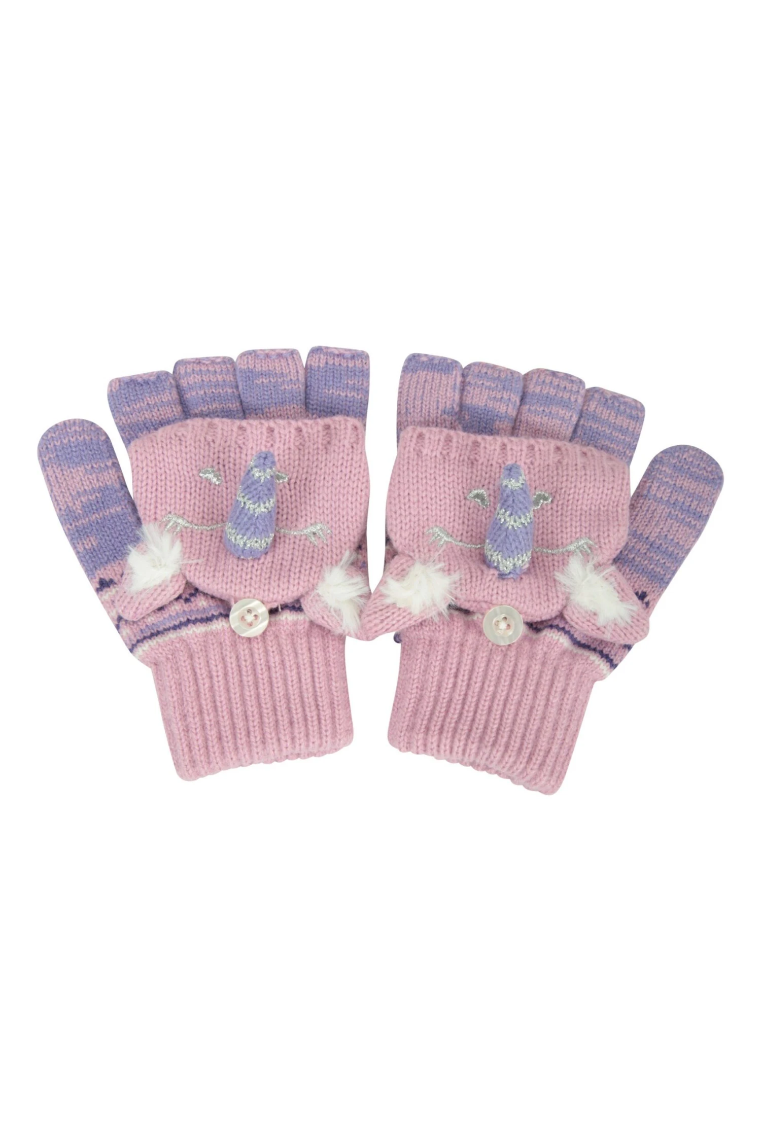 Mountain Warehouse Unicorn Kids Knitted Gloves 3 Mountain Warehouse Unicorn Kids Knitted Gloves