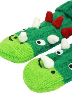 Mountain Warehouse Dino Kids Grippi Socks -Kids Fashion Clothing Store 032129 grn dino kids grippi sock kid aw19 5