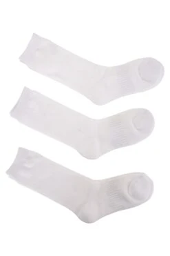 Mountain Warehouse IsoCool Kids Ankle Socks 3-Pack -Kids Fashion Clothing Store 032171 whi isocool kids ankle socks 3pk kid aw19 2