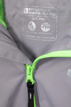 Mountain Warehouse Torrent II Kids Waterproof Jacket -Kids Fashion Clothing Store 034455 alg torrent 2 kids waterproof lightweight jacket kid ss23 06