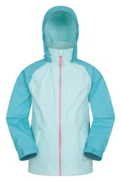 Mountain Warehouse Torrent II Kids Waterproof Jacket -Kids Fashion Clothing Store 034455 pbl torrent 2 kids waterproof lightweight jacket kid aw21 01