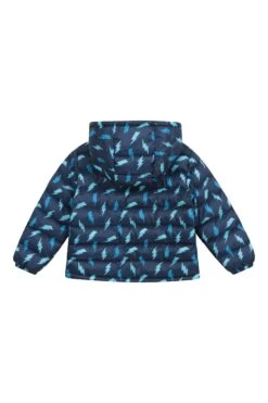 Mountain Warehouse Printed Baby Seasons Padded Jacket -Kids Fashion Clothing Store 034584 blu baby printed seasons jacket kid aw21 03