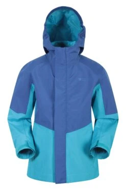 Mountain Warehouse Meteor Kids Waterproof Jacket -Kids Fashion Clothing Store 035463 blu meteor kids waterproof jacket kid ss21 1
