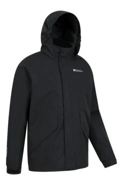 Mountain Warehouse Solar Kids Waterproof Jacket -Kids Fashion Clothing Store 036544 bla solar kids waterproof jacket kid aw22 02