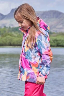 Mountain Warehouse Aries Printed Waterproof Kids 3-in-1 Jacket