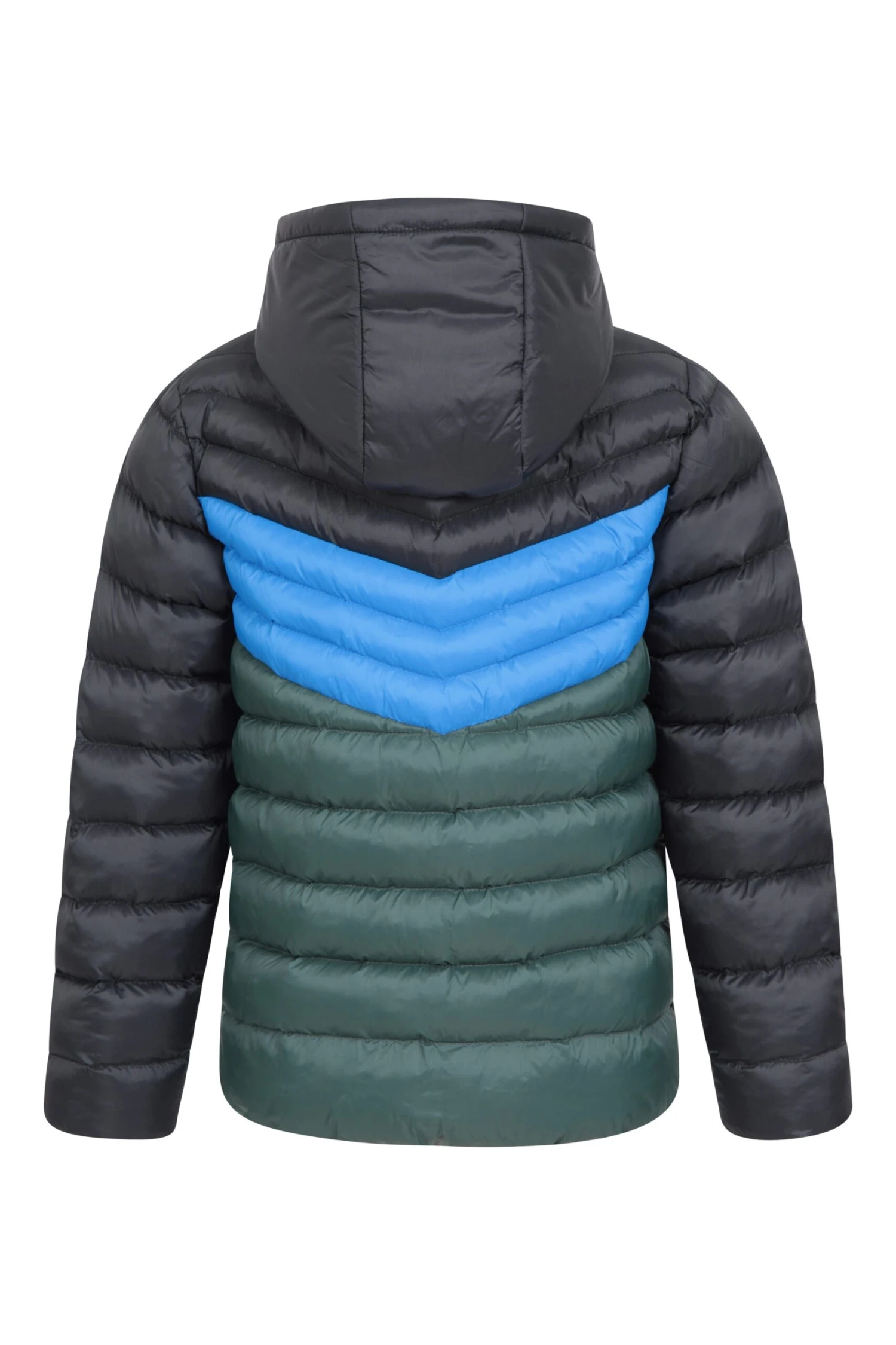 Mountain Warehouse Colourblock Seasons Kids Padded Jacket 6 Mountain Warehouse Colourblock Seasons Kids Padded Jacket - Image 4