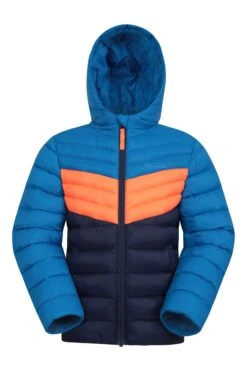 Mountain Warehouse Colourblock Seasons Kids Padded Jacket 23 Mountain Warehouse Colourblock Seasons Kids Padded Jacket -Kids Fashion Clothing Store 036578 nav colourblock seasons kids padded jacket kid aw21 01