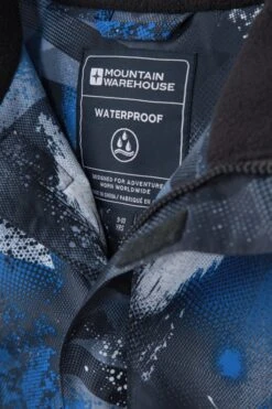 Mountain Warehouse Mogal Printed Kids Ski Jacket -Kids Fashion Clothing Store 036587 blu mogal printed kids ski jacket kid aw21 07