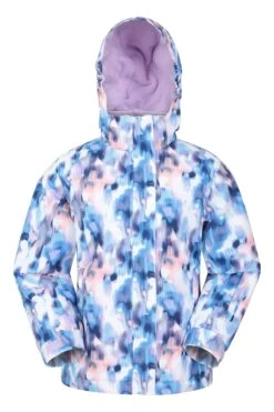 Mountain Warehouse Snowdrop Printed Kids Ski Jacket -Kids Fashion Clothing Store 036589 mxd snowdrop printed kids ski jacket kid aw22 01