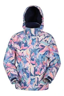 Mountain Warehouse Snowdrop Printed Kids Ski Jacket -Kids Fashion Clothing Store 036589 pur snowdrop printed kids ski jacket kid aw21 01