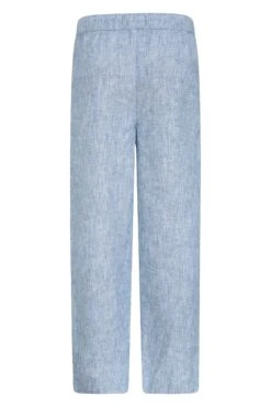 Mountain Warehouse Kids Striped Seersucker Trousers -Kids Fashion Clothing Store 038173 blu kids ticking stripe trouser kid ss21 4