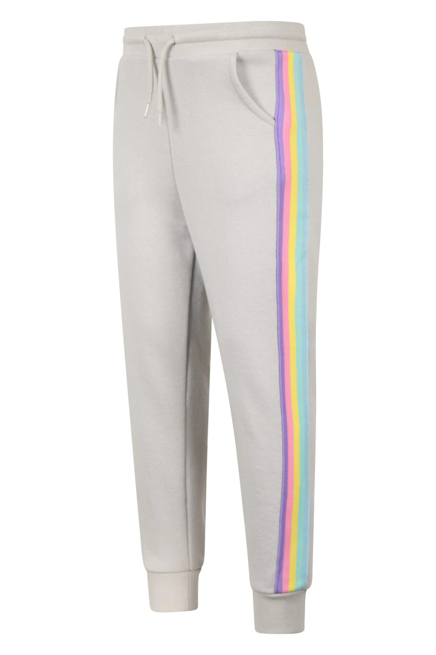 Mountain Warehouse Kids Pastel Stripe Tracksuit Bottoms 6 Mountain Warehouse Kids Pastel Stripe Tracksuit Bottoms - Image 4