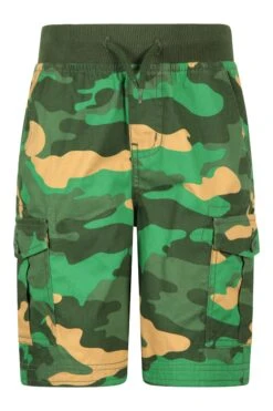 Mountain Warehouse Pull-On Kids Camo Cargo Shorts 18 Mountain Warehouse Pull-On Kids Camo Cargo Shorts -Kids Fashion Clothing Store 038184 grn pull on camo cargo kids shorts kid ss21 1