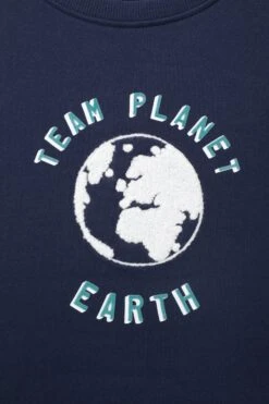 Mountain Warehouse Kids Organic Slogan Sweatshirt 13 Mountain Warehouse Kids Organic Slogan Sweatshirt -Kids Fashion Clothing Store 038262 blu kids organic cotton sweatshirt kid ss22 04