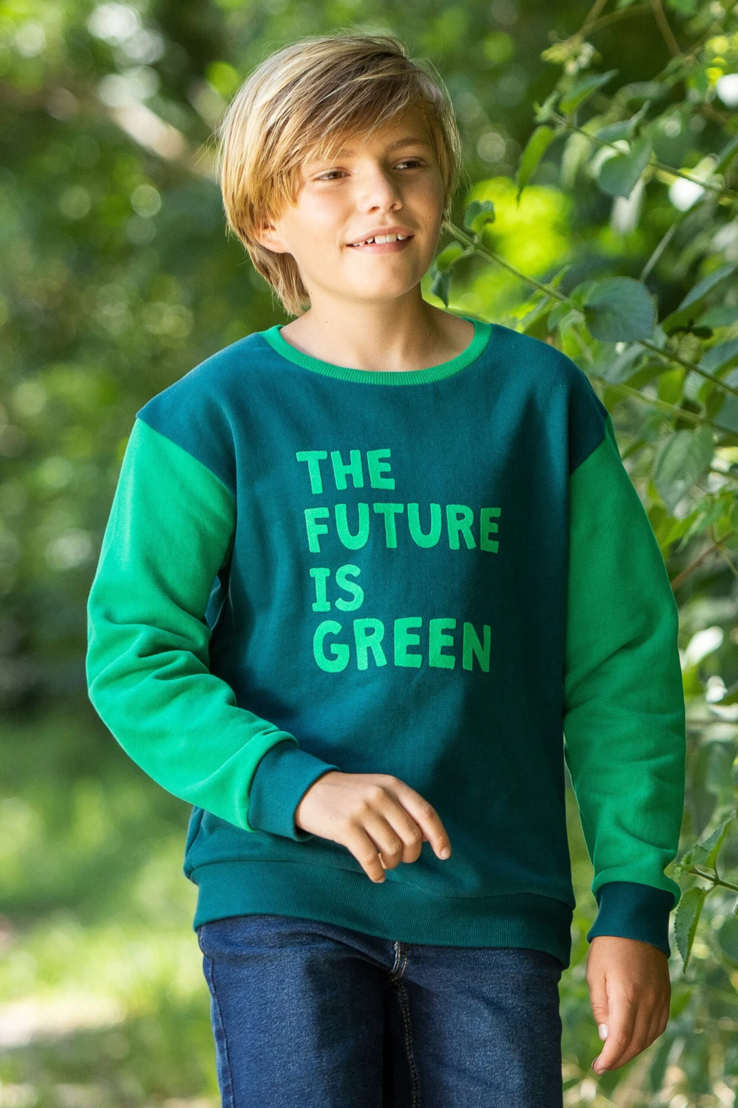 Mountain Warehouse Kids Organic Slogan Sweatshirt 9 Mountain Warehouse Kids Organic Slogan Sweatshirt - Image 7