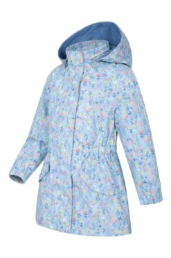 Mountain Warehouse Dale Kids Lightweight Waterproof Jacket -Kids Fashion Clothing Store 038371 blu dale lightweight printed kids waterproof jacket kid ss21 4
