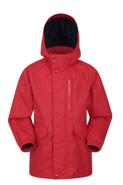 Mountain Warehouse Dale Kids Lightweight Waterproof Jacket -Kids Fashion Clothing Store 038371 red dale lightweight printed kids waterproof jacket kid ss21 1