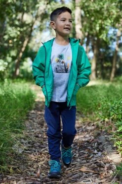 Mountain Warehouse Patch Pocket Kids Waterproof Jacket -Kids Fashion Clothing Store 038415 grn patch pocket kids waterproof jacket kid ecom lifestyle ss22 01