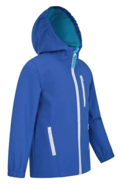 Mountain Warehouse Kids Lightweight Water-Resistant Softshell 12 Mountain Warehouse Kids Lightweight Water-Resistant Softshell -Kids Fashion Clothing Store 039760 blu kids lightweight water resistant softshell kid ss21 2